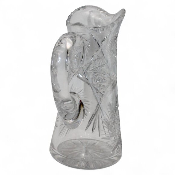 Vintage Waterford Crystal Water Pitcher With Intricate Cut Glass Design - Picture 2 of 6